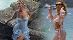 Beyaz bikinisiyle sosyal medyayı salladı: Oyuncu Melisa Döngel'den İtalya'da tatil pozu!