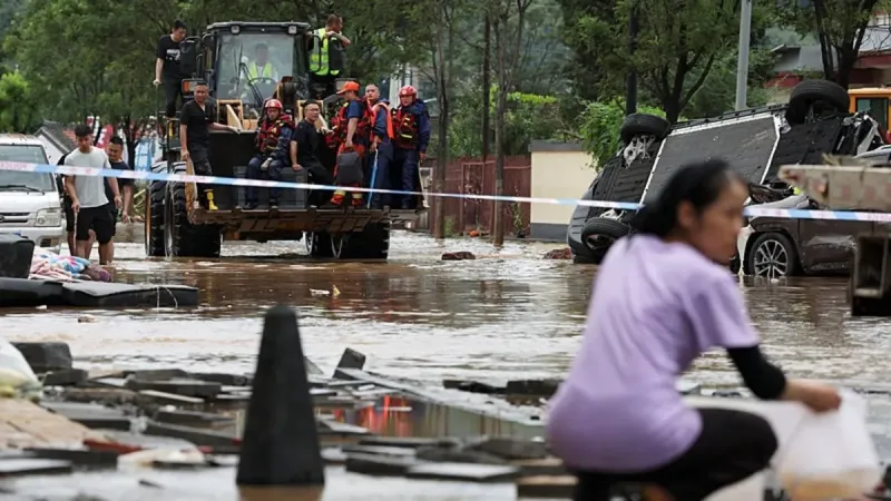 Çin'de şiddetli yağışlar: 30 kişi hayatını kaybetti
