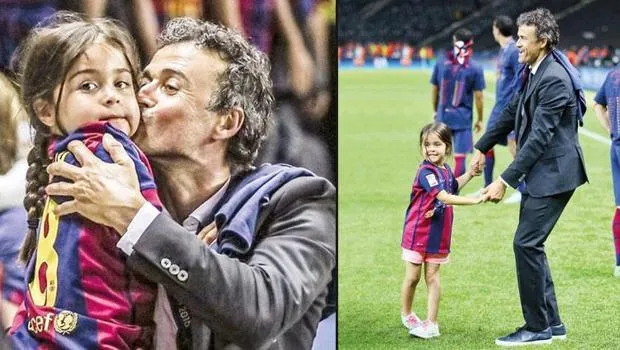 Luis Enrique'den Duygulandıran Şampiyonluk Anısı: Kızı Xana'ya Veda