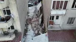 Hava aydınlanınca felaket ortaya çıktı! Depremin etkisi drone ile görüntülendi
