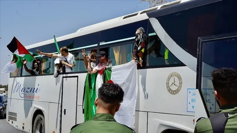 Mağrib Direniş Konvoyu Gazze yolunda! Libya’daki ilk durağı Zaviye kentine ulaştı