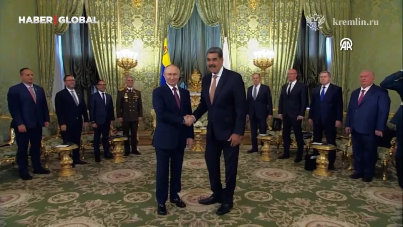 Putin ve Maduro Sürpriz Buluşması: Dünyayı Şoke Eden Görüntüler!
