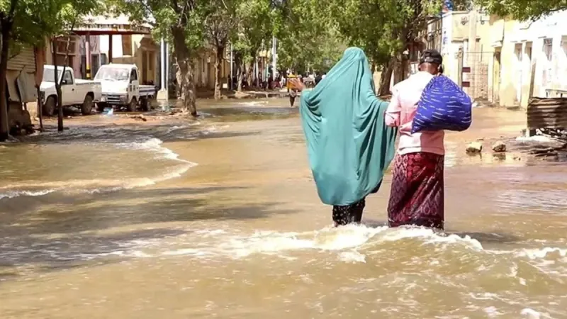 Somali'de Sel Felaketi: 3 Can Kaybı! Şoke Eden Görüntüler