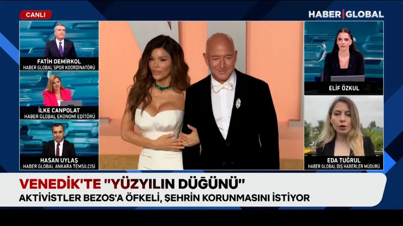Protestoların gölgesinde görkemli düğün